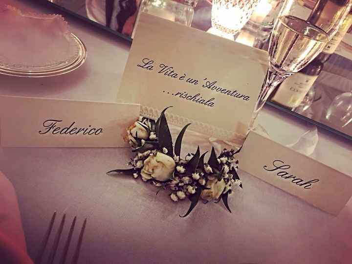 Nomi e tema originali per i tavoli - 1