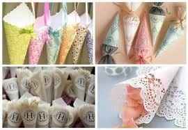 coni porta riso shabby chic