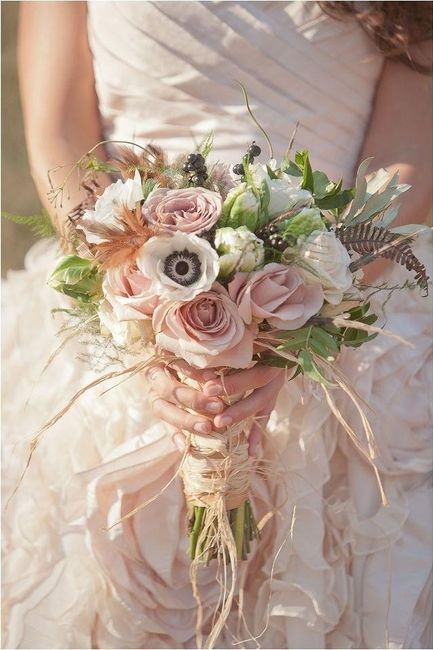 idee spunti bouquet  shabby chic