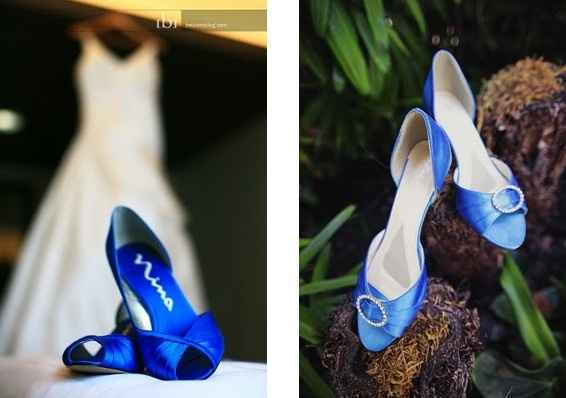 scarpe blu