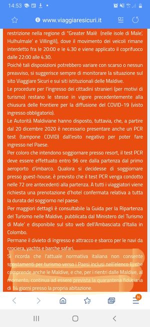 Luna di miele al tempo del Covid - 1
