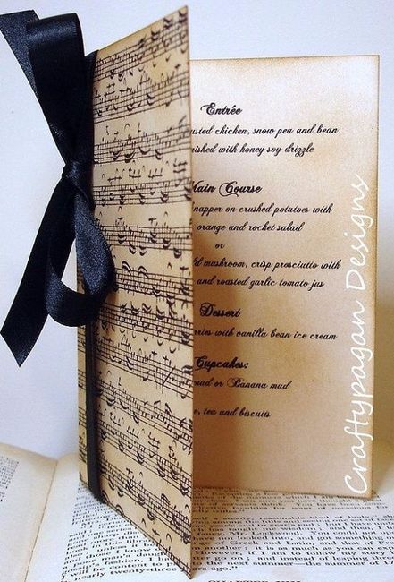 menu musica - Pinterest