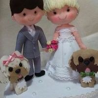 in feltro - cake topper