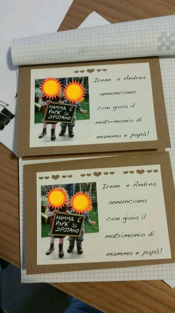 Frase partecipazione se c'è un bimbo - 1