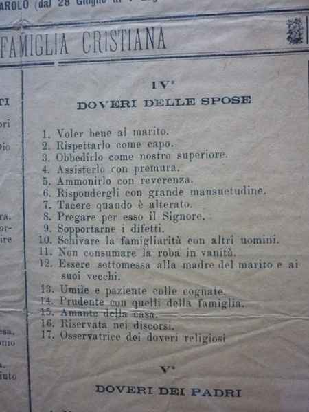 Doveri delle mogli 
