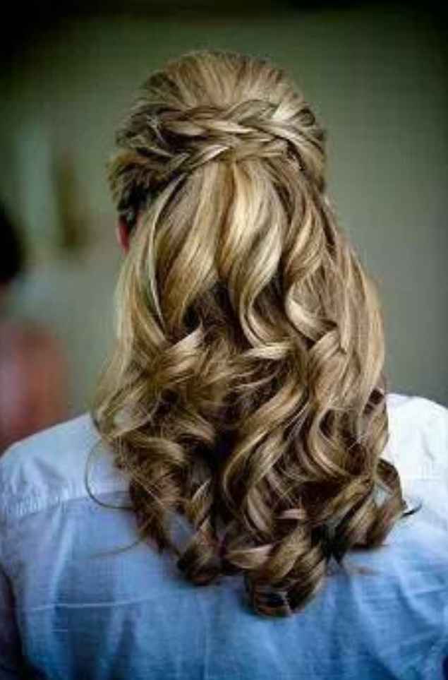 Idee per sposa con capelli ricci - 2