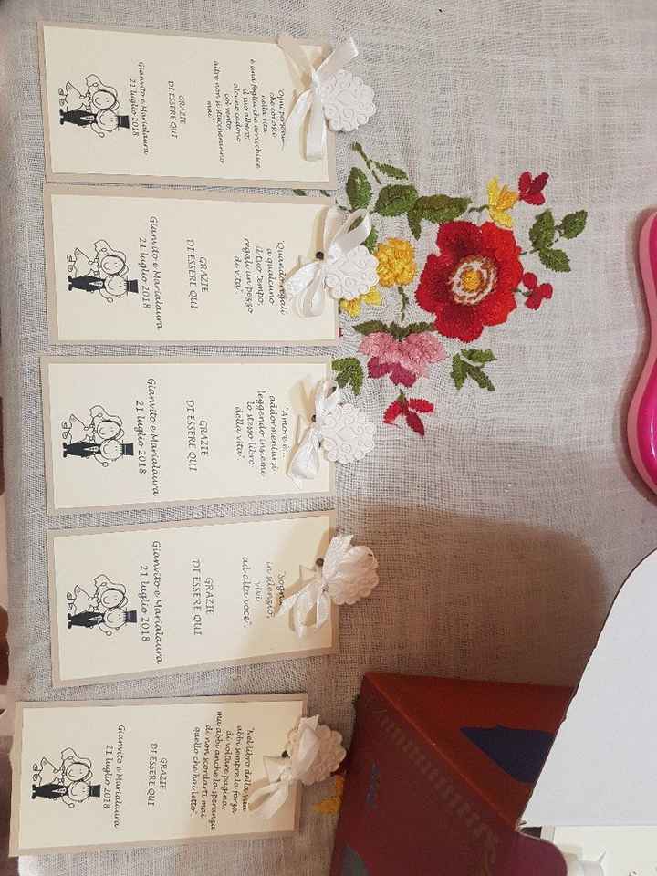 i miei segnaposti 😍 - 1