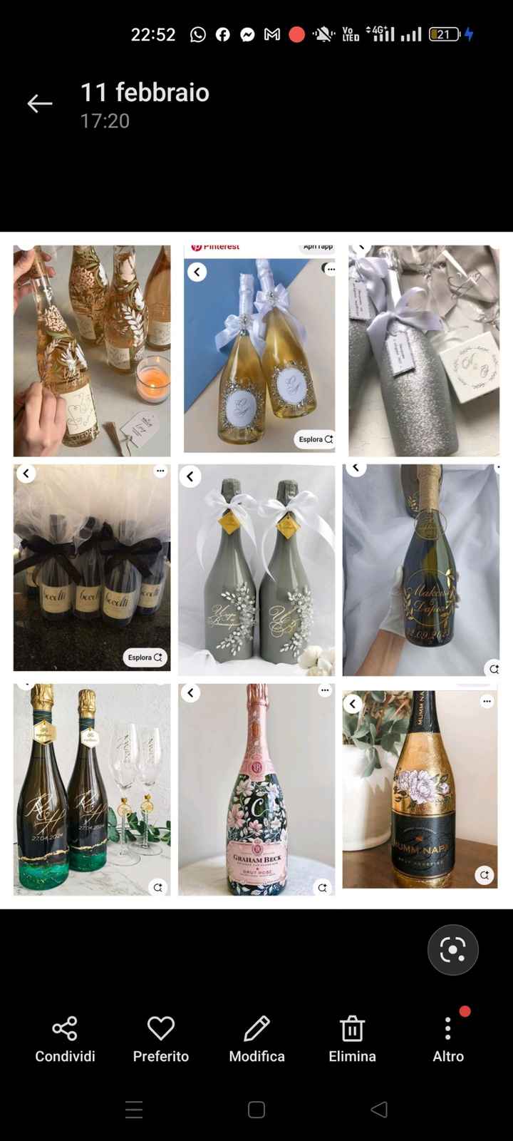 Bomboniere bottiglia con o senza scatola - 5