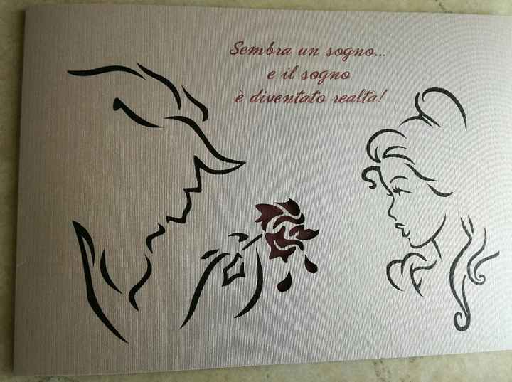 Partecipazioni la Bella e la Bestia quasi pronte 😍 - 1