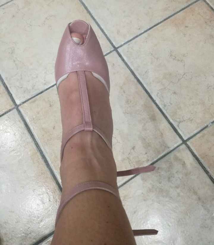 Scarpe sposa rosa antico - 1