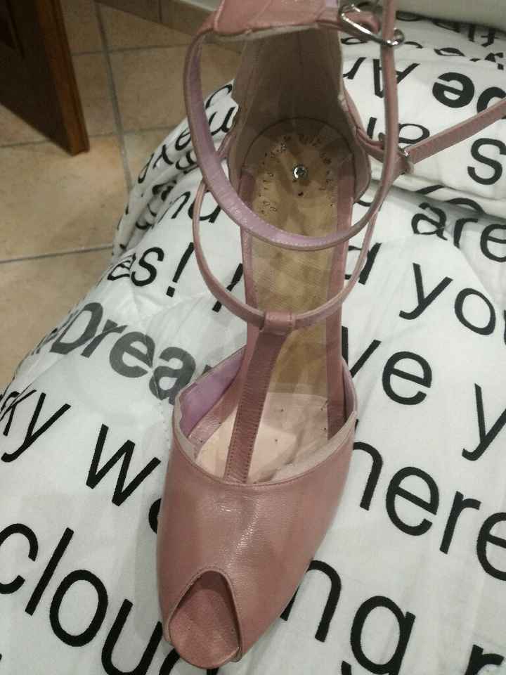 Scarpe sposa rosa antico - 3