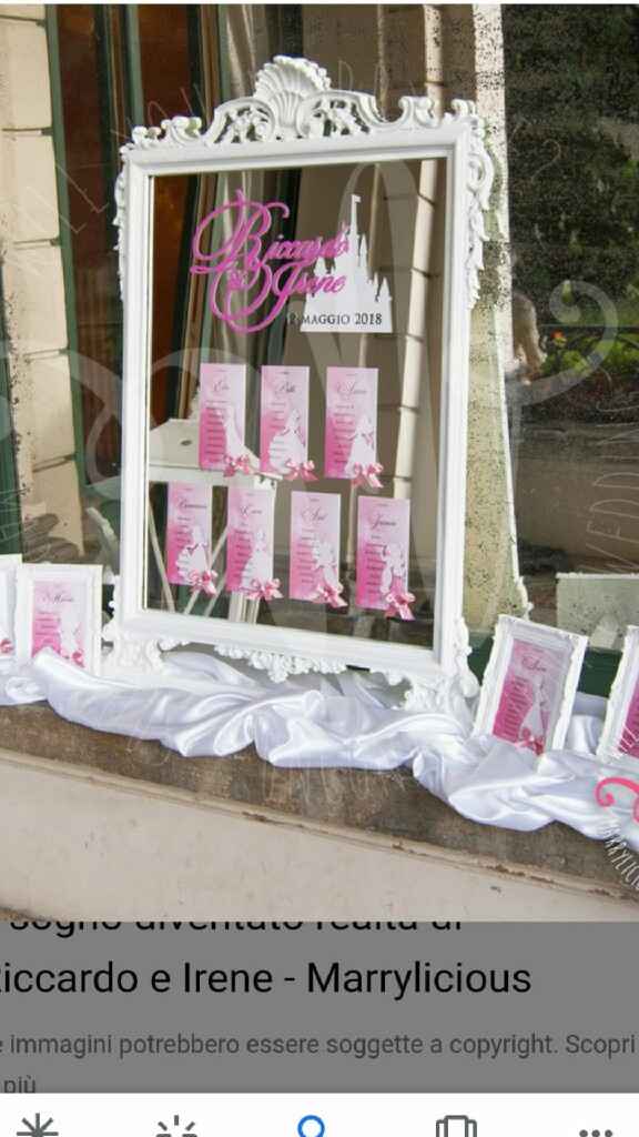 Segnatavolo e dubbio tableau la bella e la bestia - 2