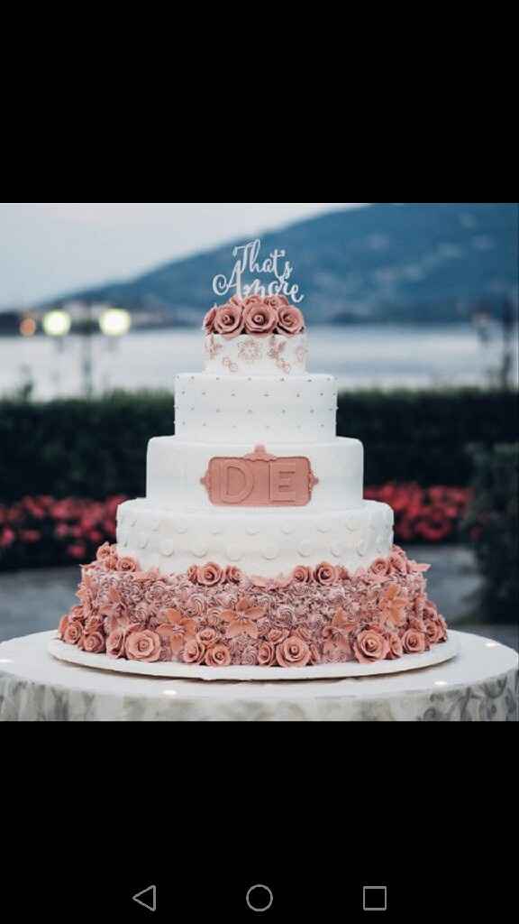 è giunto il momento della torta nuziale 😍😍 - 1