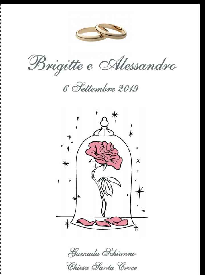 Scritta in legno Disney e libretto messa - 2