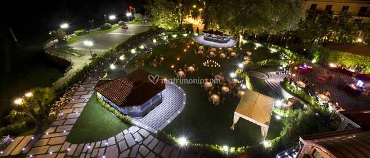 ESTERNO DOVE VERRA' SERVITO L'APERITIVO