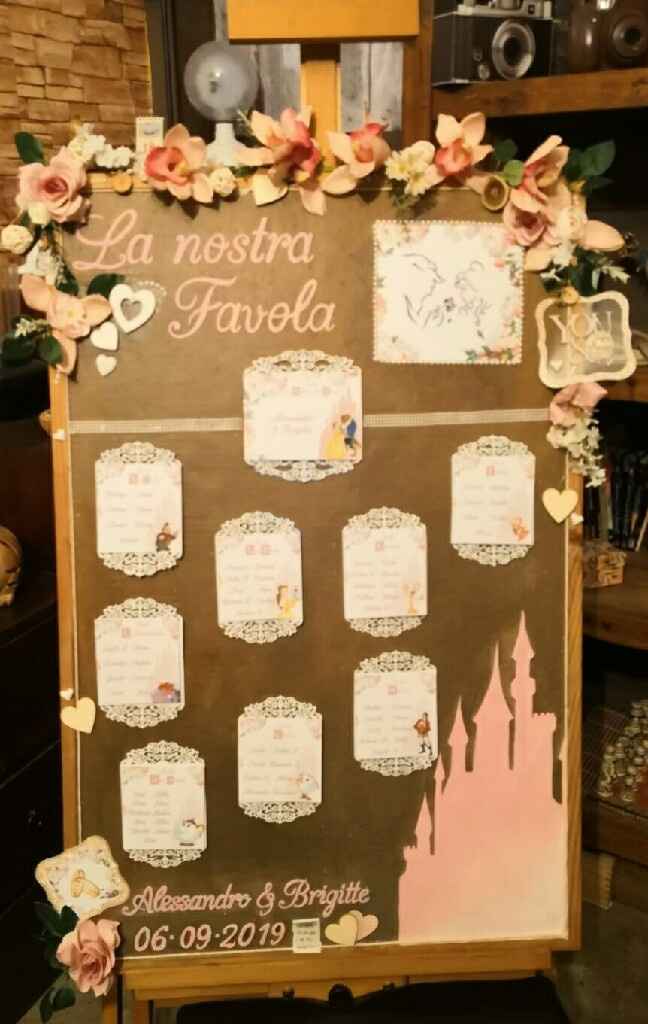 Tableau e segnatavolo La Bella e la Bestia terminato 😍😍 - 3