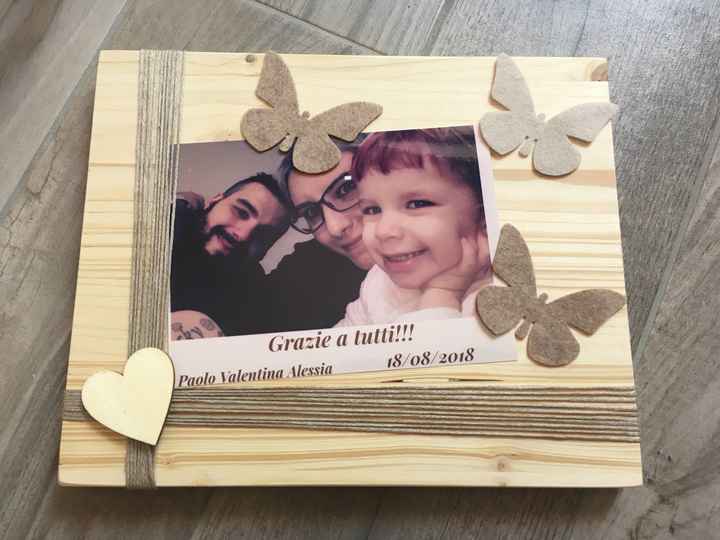 Bomboniere portafoto fai da te - 1