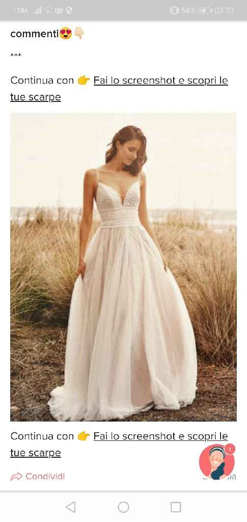 Fai lo screenshot e scopri il tuo abito da sposa - 1