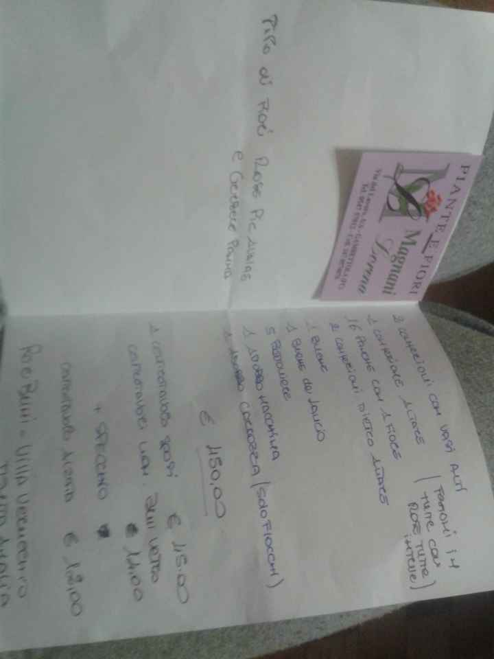 Preventivo  fiori - 2