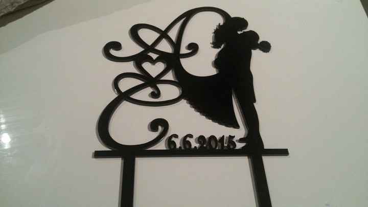 Cake topper e cuscino porta fedi online - 1