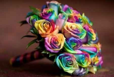 Bouquet arcobaleno