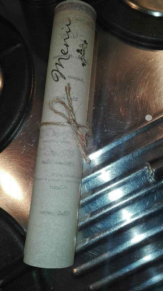 Menu fai da te .....un altro pezzo finito - 2