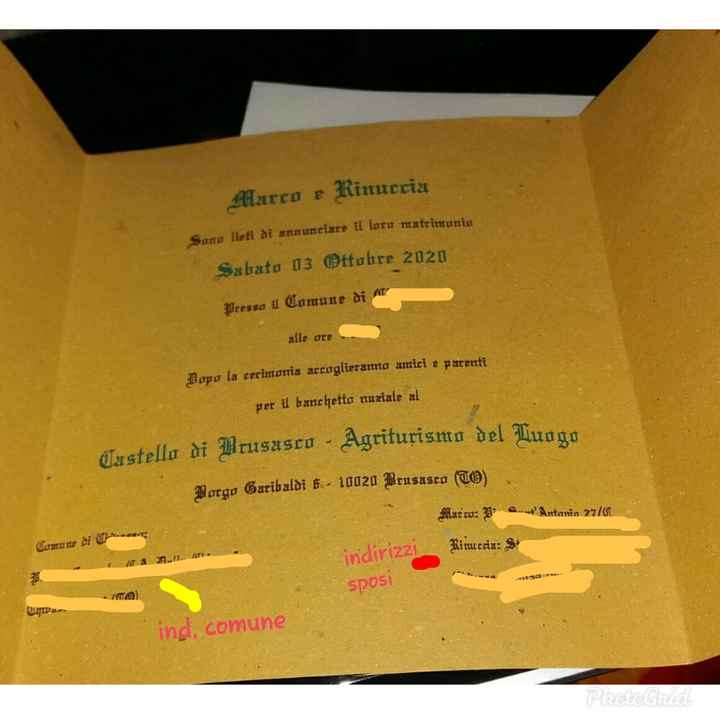 Le mie partecipazioni ed i menù fai da te :) - 2