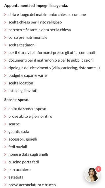  ✔️ Lista degli impegni ✔️ - 1