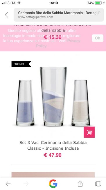  Vasi per rito della sabbia - 2