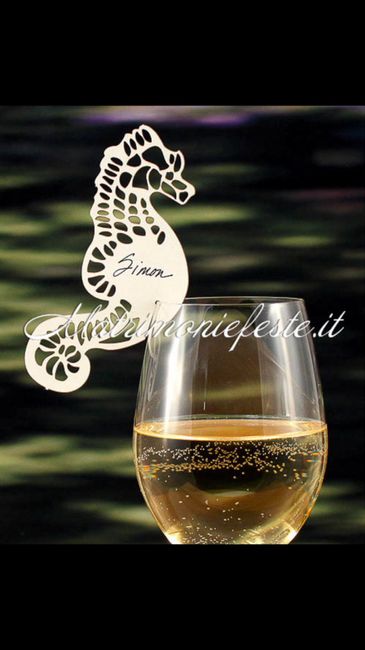  Segnabicchieri tema mare - 2