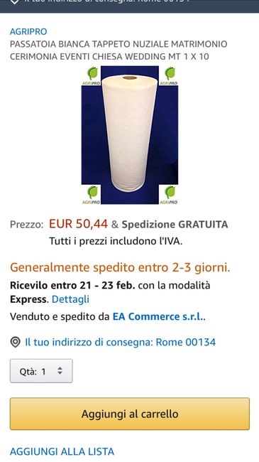  Tappeto bianco usa e getta - 4