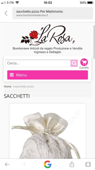  Sacchetti di pizzo! - 1