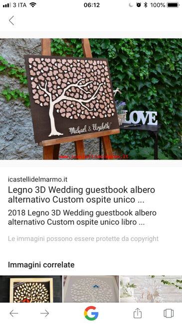 Guest book e cake topper albero della vita - 2