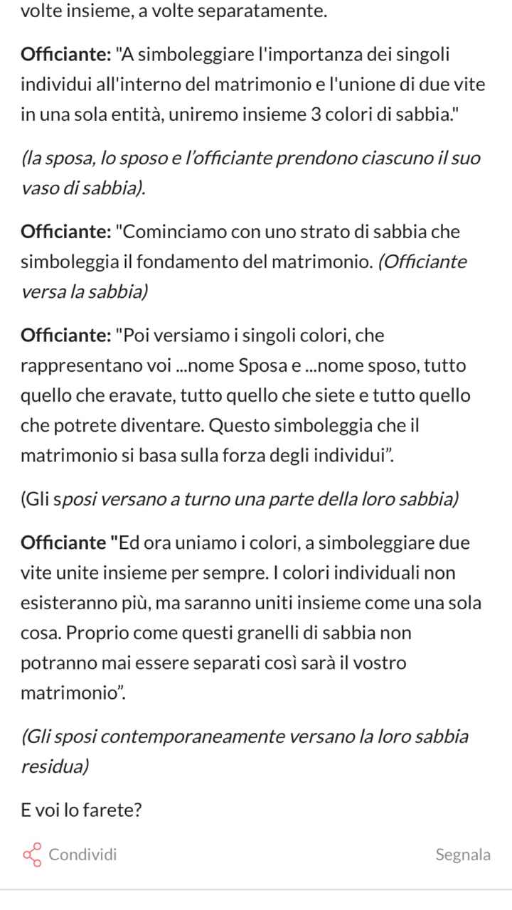  Rito simbolico della sabbia - 1