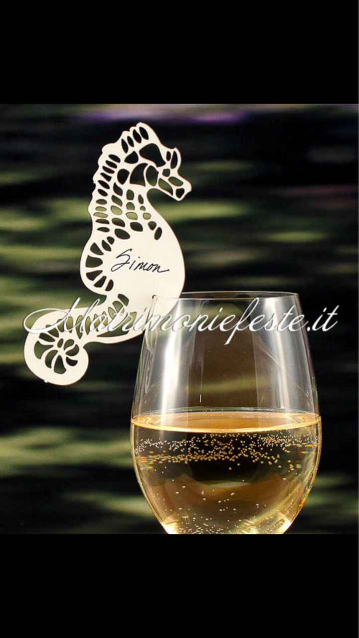  Segnabicchieri tema mare - 2