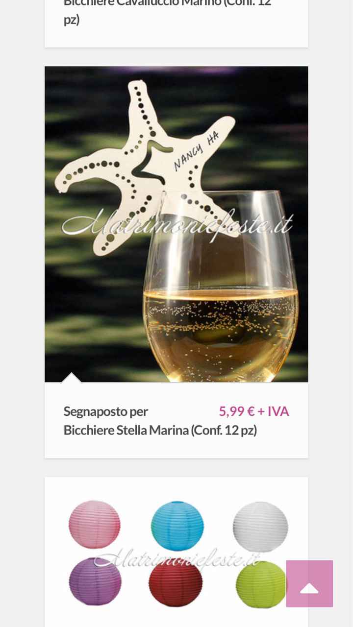  Segnabicchieri tema mare - 3