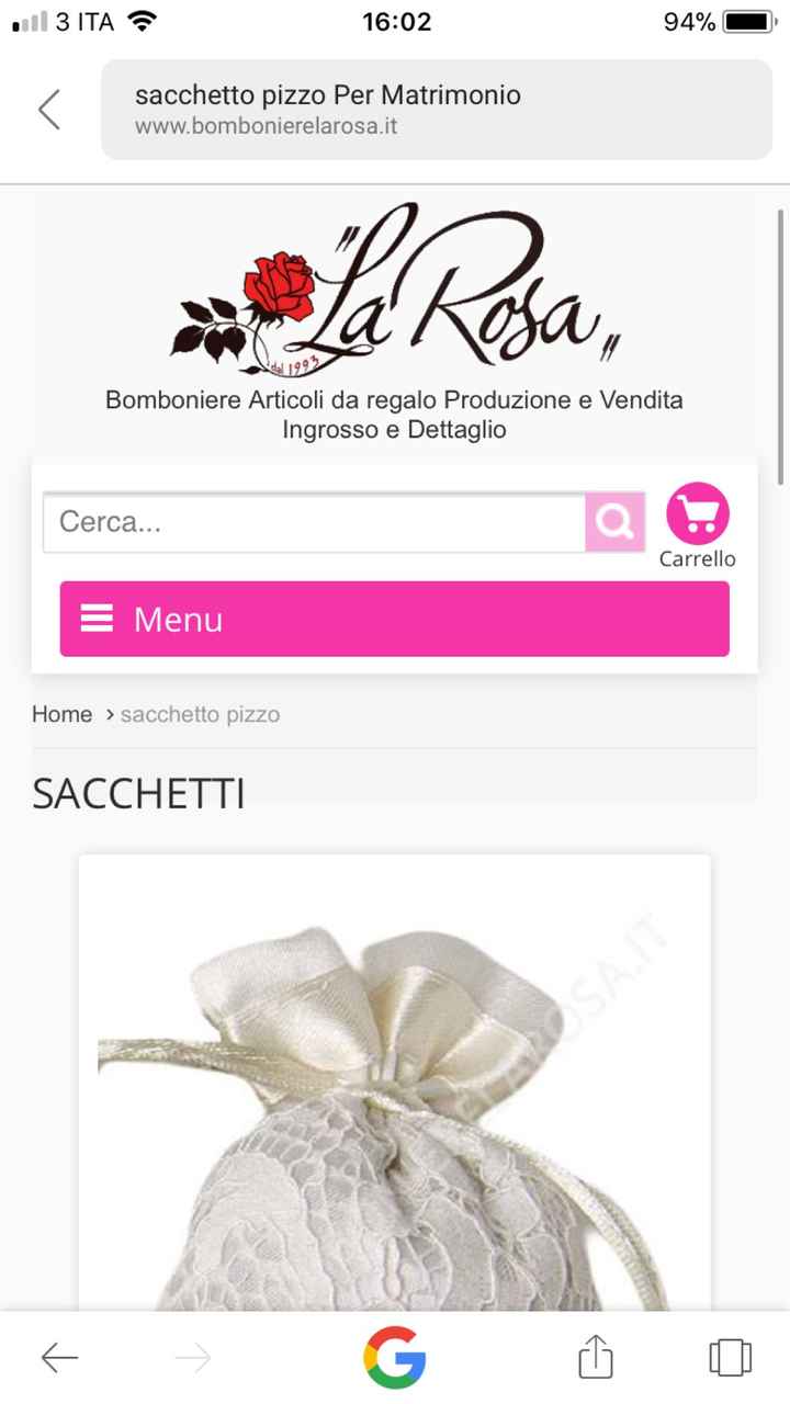  Sacchetti di pizzo! - 1