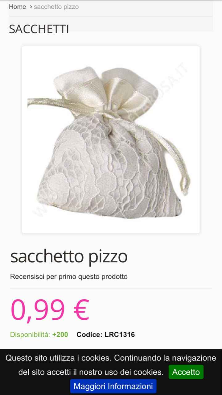  Sacchetti di pizzo! - 2