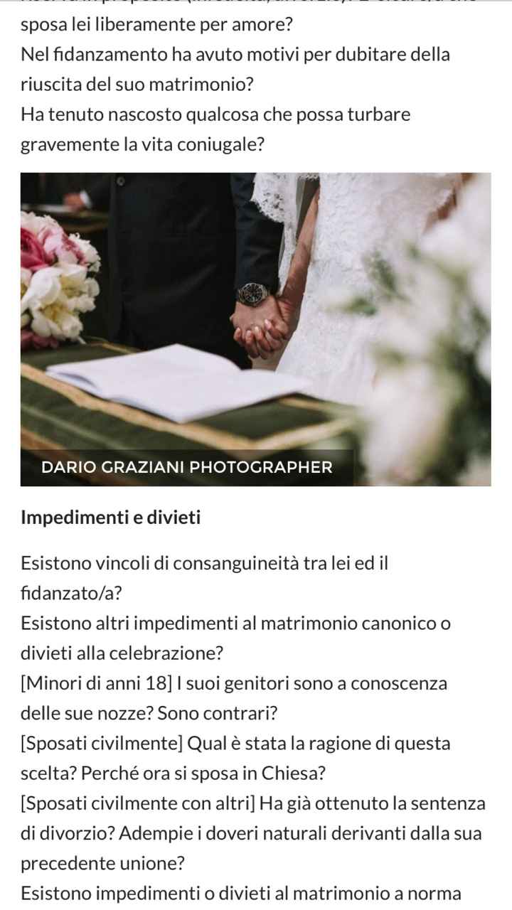 Documenti matrimonio - 2