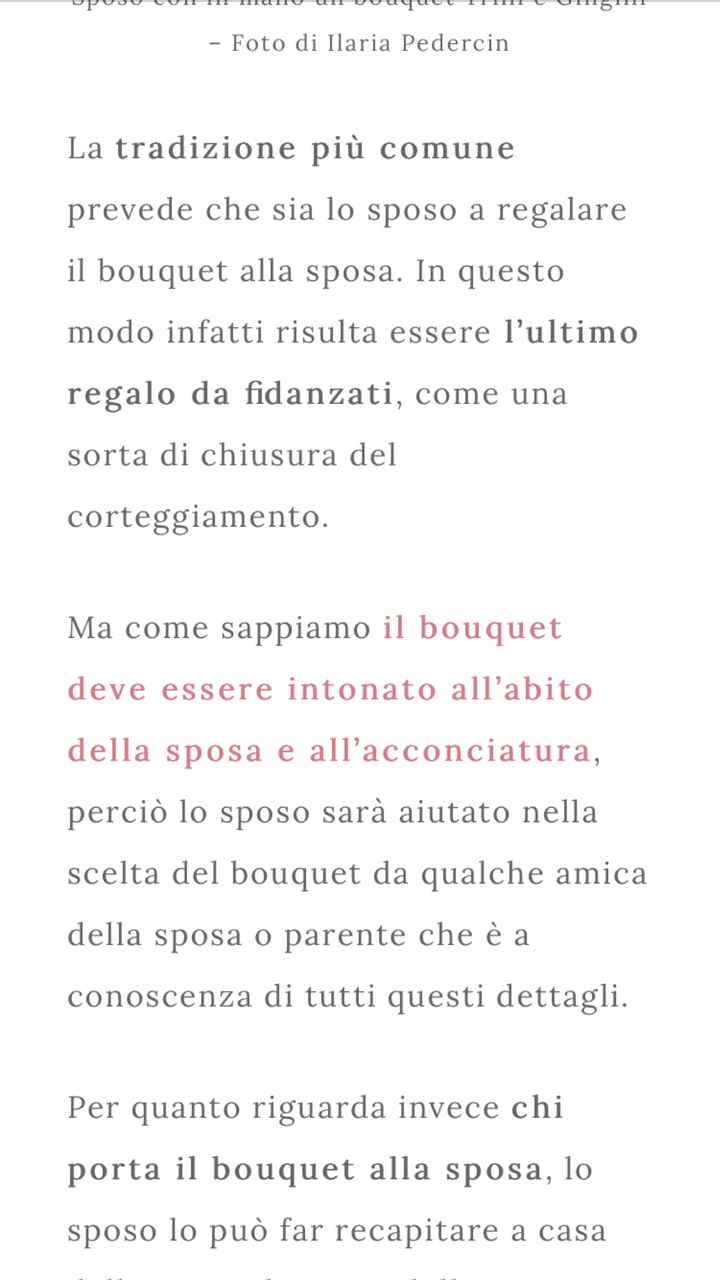 Chi regala il bouquet 💐 - 1