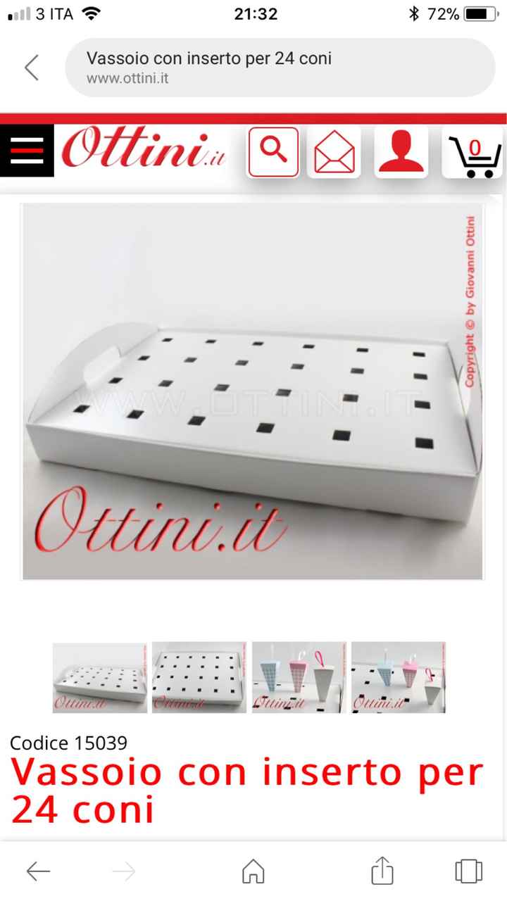 Scatola porta coni - 1