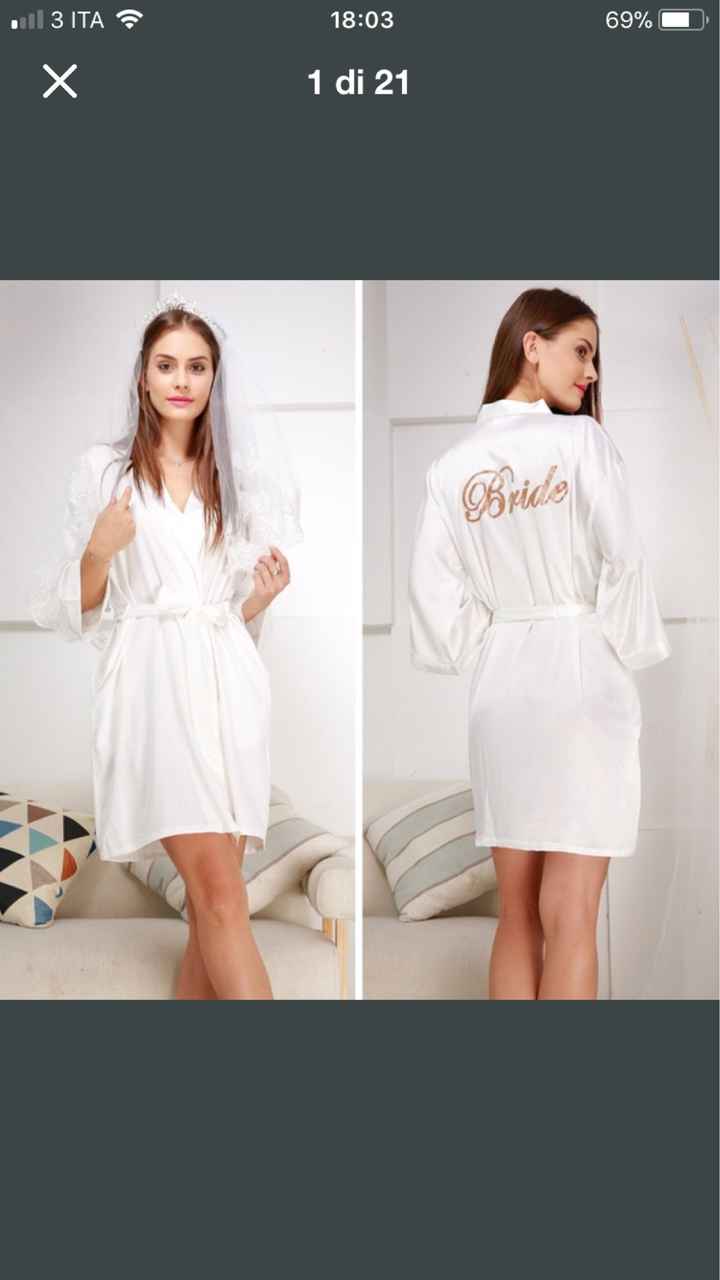 Vestaglia e sottoveste preparazione - 1