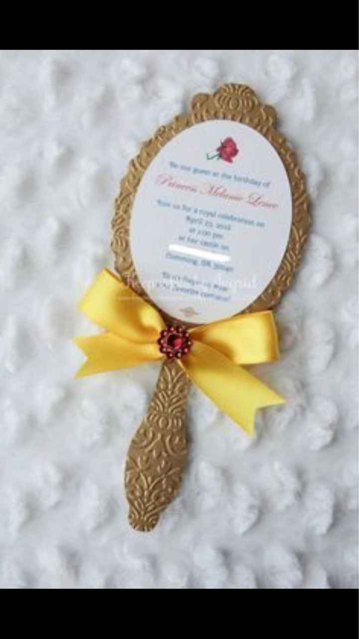 Segnaposto a tema " La bella e la bestia" - 3