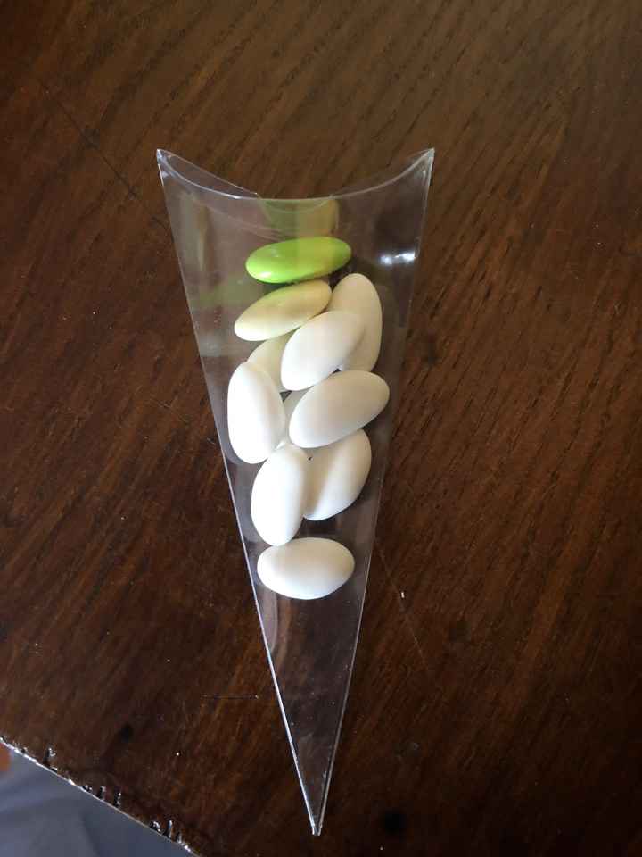 Coni porta confetti trasparenti - 1