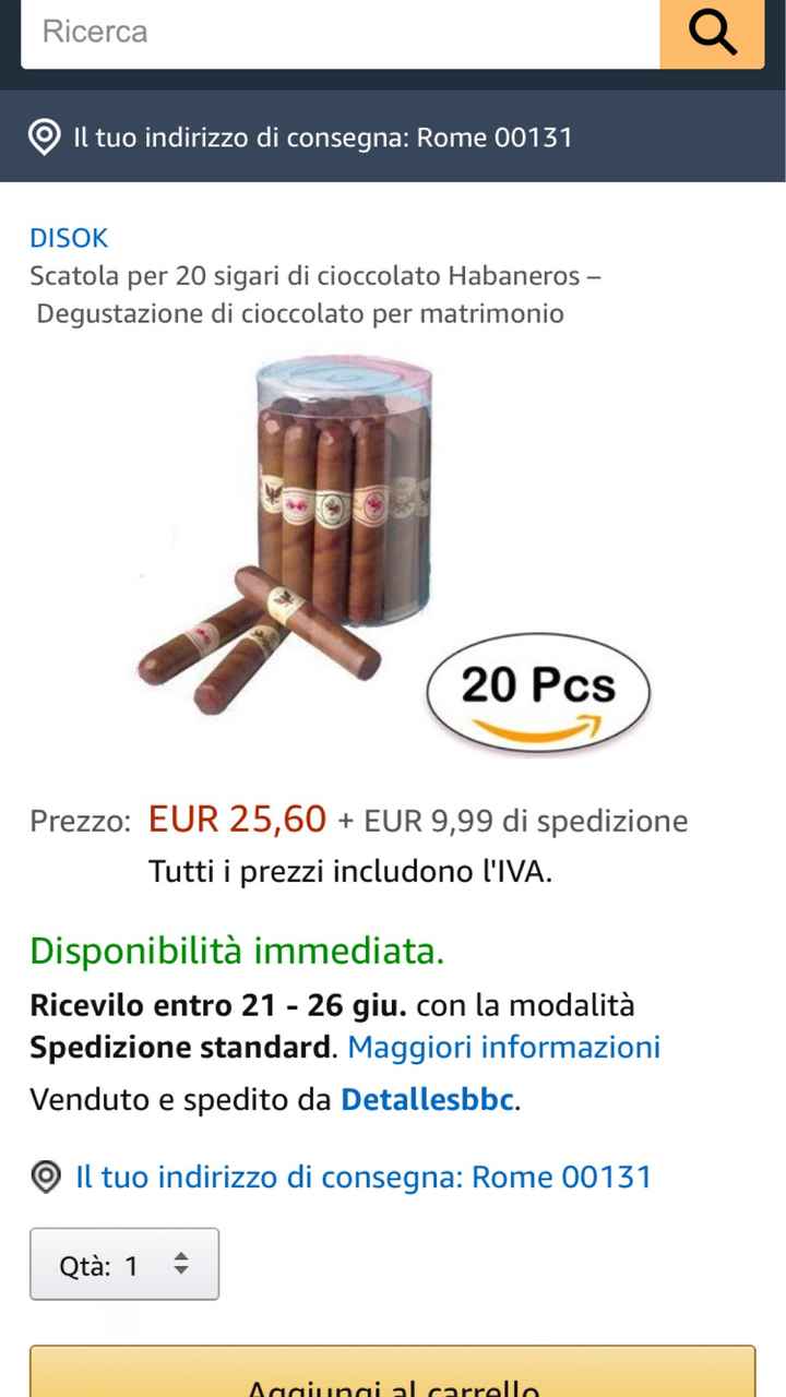 Sigaro al cioccolato per bambini - 1