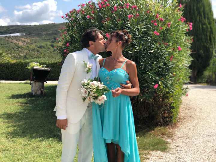 Chi ha scelto un abito da sposa non bianco? - 1