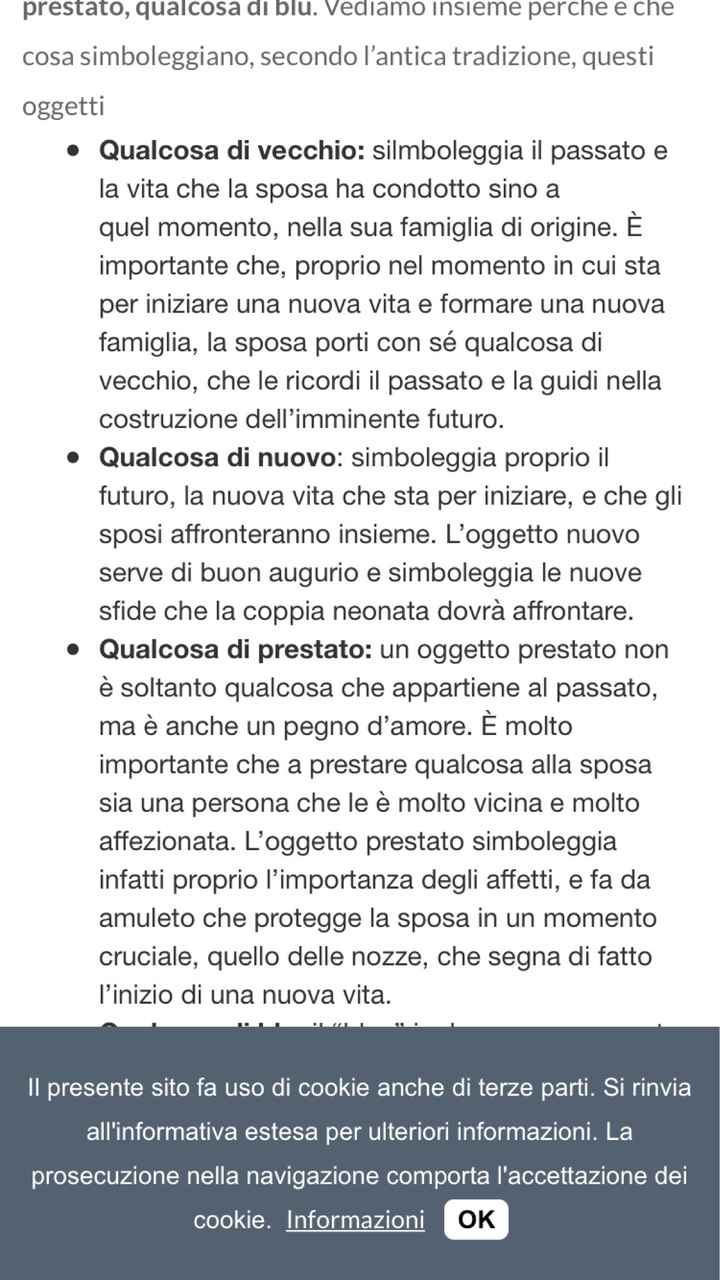  Una cosa nuova vecchia prestata regalata e blu - 1