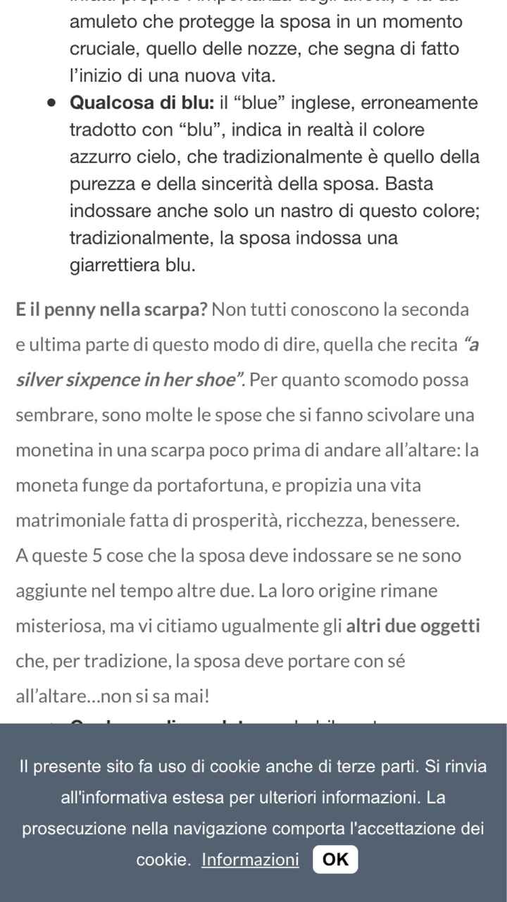  Una cosa nuova vecchia prestata regalata e blu - 2