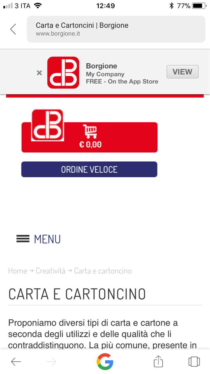  Cerco siti x comprare carta, cartoncini ecc - 1