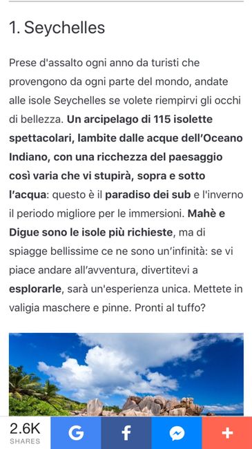 Viaggio di Nozze a Marzo : aiuto! 1